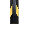 Butée de parking 183 cm noire jaune caoutchouc économique
