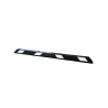 Butée de parking 183 cm noire blanche caoutchouc économique