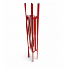 Barrière de regard extensible acier rouge/blanc 1.30 m STRELLIS