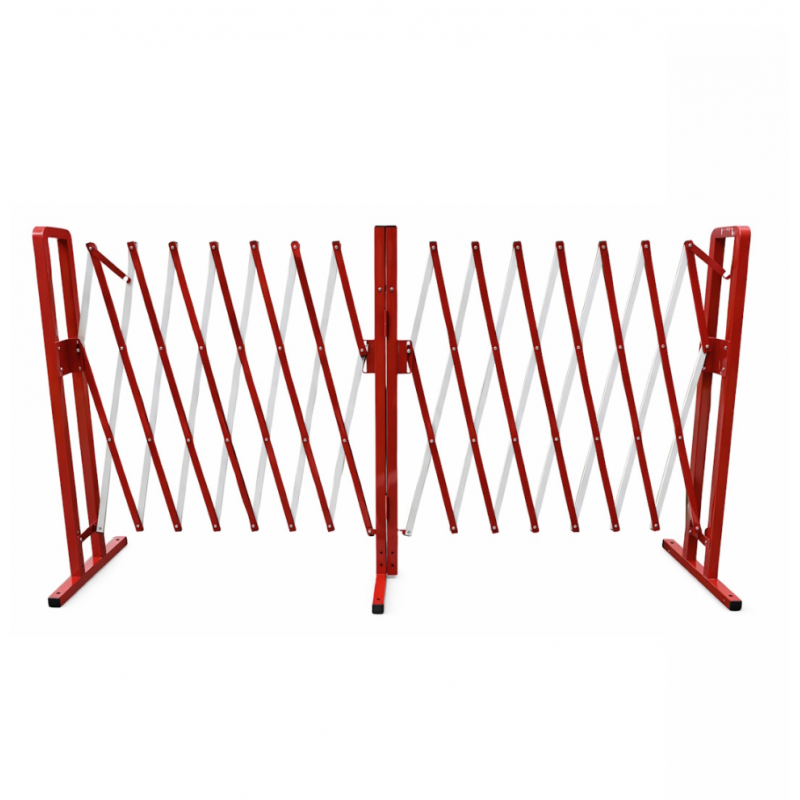 Barrière extensible Strellis rouge mobile