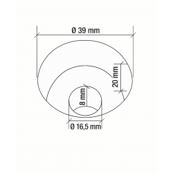 Butée de parking caoutchouc 200 cm – NJ -spécial véhicules longs