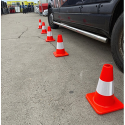 Cône de balisage économique rétro-réfléchissant * 30-50-75 cms * Classe 2