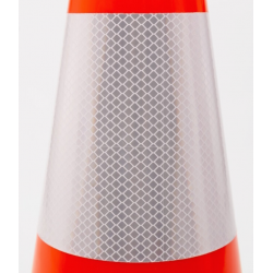 Cône de balisage économique rétro-réfléchissant * 30-50-75 cms * Classe 2