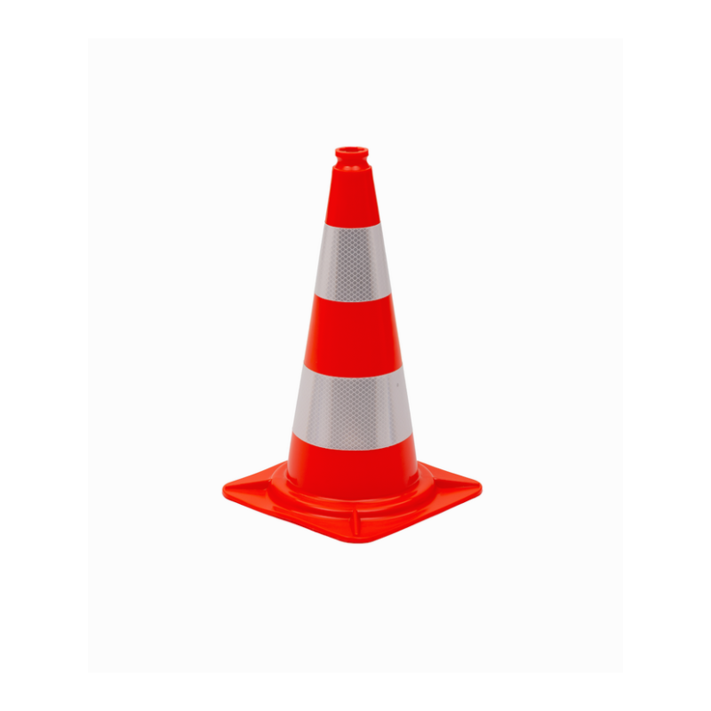 Cône de balisage économique rétro-réfléchissant * 30-50-75 cms * Classe 2