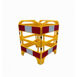 Barrière de regard pliante FENZO jaune