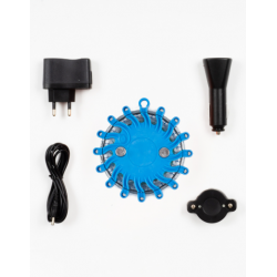 Lampe LED clignotante – Bleu ou Orange
