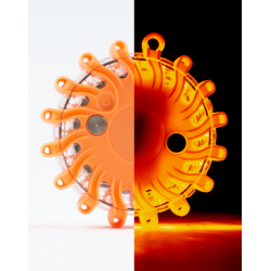 Lampe LED clignotante – Bleu ou Orange