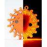 Lampe LED clignotante – Bleu ou Orange