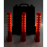 Kit de 3 bâtons lumineux LED pour gestion du trafic avec mallette de charge