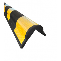 Protection d’angle arrondie noir et jaune