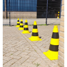 Cône PVC souple pour site industriel