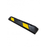 Butée de parking caoutchouc noir et jaune 90 cm